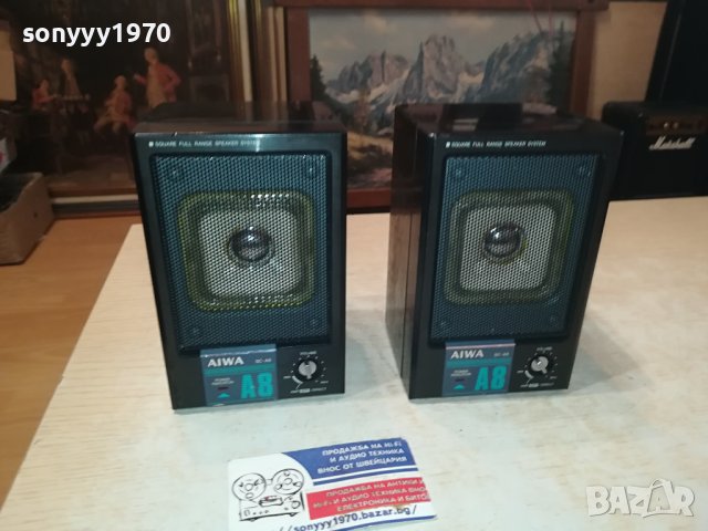 AIWA SC-A8 2БР АКТИВНИ КОЛОНИ ВНОС ФРАНЦИЯ 2709231217, снимка 2 - Тонколони - 42338220