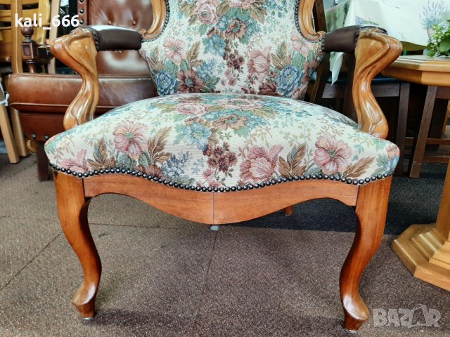 Ретро кресло внос от Холандия , снимка 13 - Дивани и мека мебел - 40251852