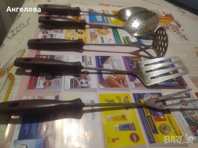 Комплект прибори, снимка 2 - Прибори за хранене, готвене и сервиране - 52822509