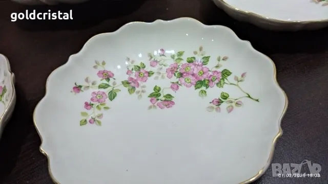 Български порцелан Изида чинийки, снимка 5 - Антикварни и старинни предмети - 42224971