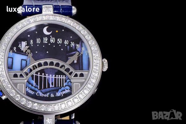 Дамски часовник Van Cleef & Arpels Lady Arpels Pont Des Amoureux с кварцов механизъм, снимка 2 - Дамски - 40644378