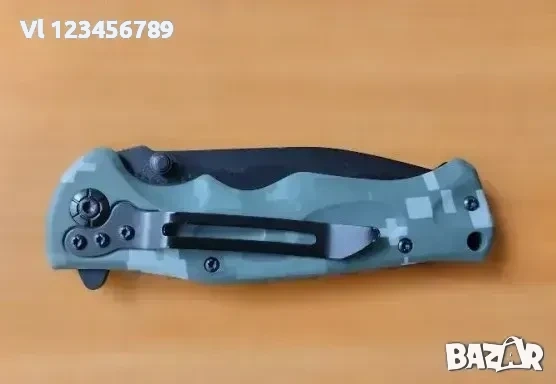 Сгъваем нож с камуфлаж Boker B048 -85х200, снимка 2 - Ножове - 54000981