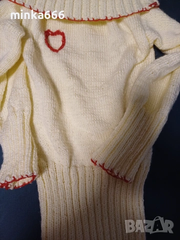 Ръчно плениво блузон., снимка 3 - Блузи с дълъг ръкав и пуловери - 53288752
