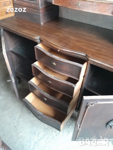 Бюфет антикварен-Чипъндейл №82, снимка 9 - Бюфети - 53254003