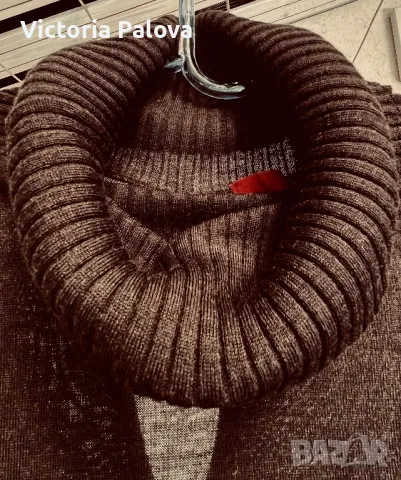 Рокля 100% фин меринос Италия PEACOCK BLUE