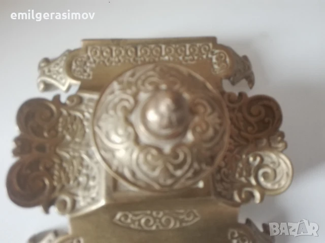 Бронзови кани и мастилница., снимка 5 - Антикварни и старинни предмети - 51151371