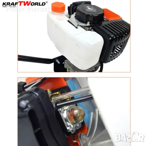 Бензинов Свредел KraftWorld – Градински Свредел с Двутактов Мотор, снимка 4 - Други инструменти - 50432212