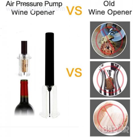 Тирбушон за вадене на тапи с въздух - код 2902, снимка 6 - Други - 30827854