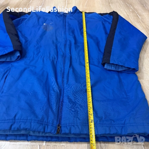 Винтидж яке Nike от 90-те години с голямо лого синьо зимно размер XXL., снимка 4 - Якета - 52287810