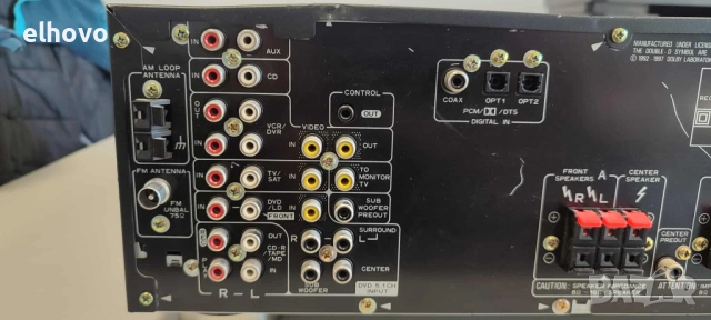 Ресивър Pioneer VSX-609RDS, снимка 3 - Ресийвъри, усилватели, смесителни пултове - 51829956