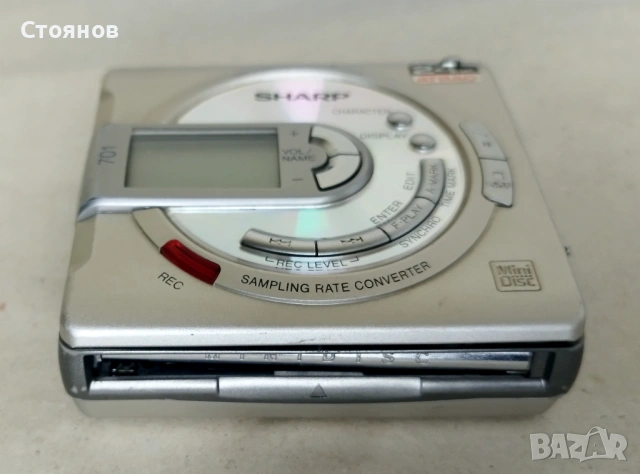 Минидиск, Minidisc Recorder "Sharp MD-MS701H" за ремонт или за части, снимка 4 - Други - 54284426