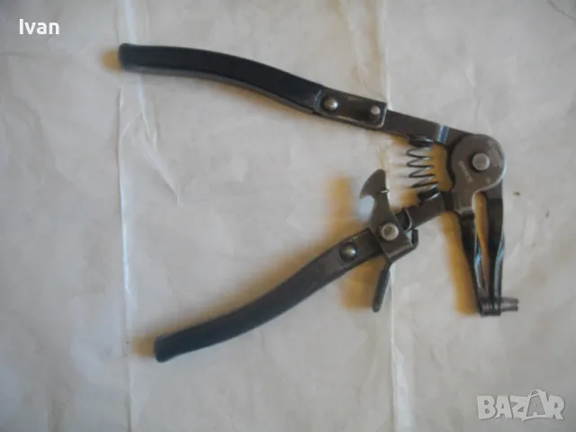 BELZER 135033 Оригинални Немски Професионални Клещи за водни съединения скоби на маркучи 255 мм, снимка 14 - Клещи - 47459475