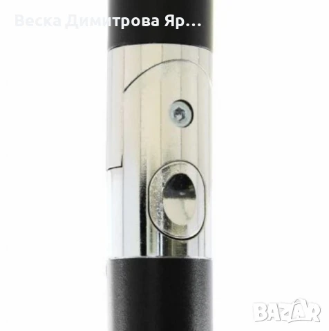 Градински чадър 300x260 см – Зелен плат с черна основа, снимка 3 - Градински мебели, декорация  - 50608261