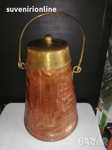 Стар меден съд, снимка 4 - Антикварни и старинни предмети - 40181557