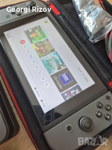 Nintendo Switch V2 Grey Modded | 128GB |, снимка 2 - Nintendo конзоли - 56410299