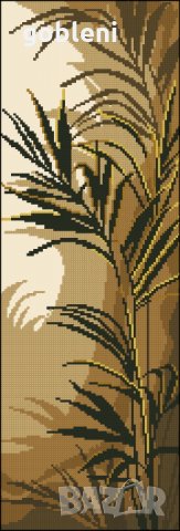 ГОБЛЕН ТРИПТИХ "ПАСТЕЛ" с ламе -Д39; размери /52*26/см.;8цвята, снимка 4 - Гоблени - 16631815