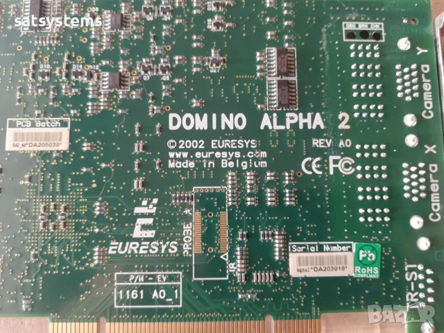 Euresys Domino Alpha 2 Video Recorder Industrial PCI Card , снимка 9 - Други - 47840034