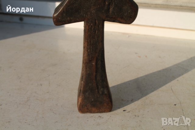 Дървен печат кръст за обреден хляб, снимка 3 - Антикварни и старинни предмети - 38442420