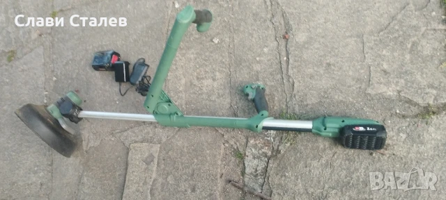 Bosch -тример за трева на батерии , снимка 9 - Градинска техника - 51008218