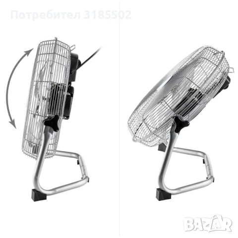 Вентилатор подов Muhler, 60W, индустриален, метален, снимка 4 - Вентилатори - 50879141