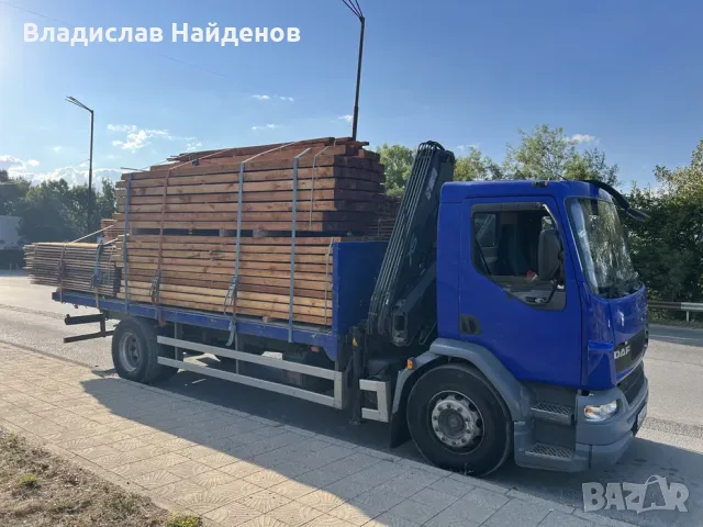 Транспорт с камион с КРАН