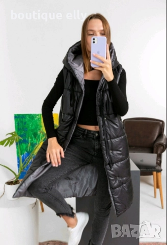 дамски дълъг елек, снимка 2 - Елеци - 51435181