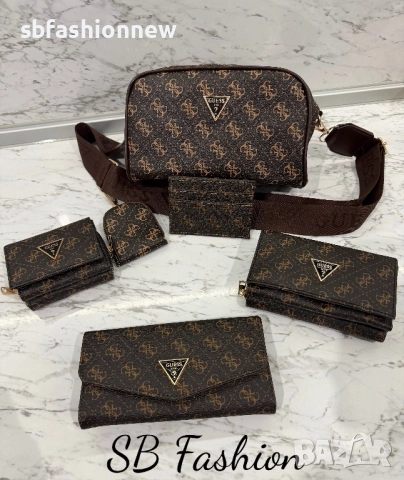 Guess чанта в кафяво