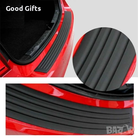 Гумена лайсна протектор за багажник 90 x 7 см – универсална защита за задна броня, снимка 7 - Аксесоари и консумативи - 52132009