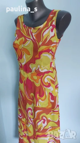 Два различни броя / Ефирна рокля, изработена по модел на Burda / Бурда , снимка 6 - Рокли - 51305284