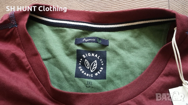 SIGNAL ORGANIC WEAR T-Shirt Размер XXXL нова мъжка тениска 17-49, снимка 10 - Тениски - 52727618