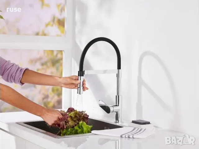 НОВ! Кухненски смесител с гумен маркуч XXL, снимка 2 - Смесители - 49866692