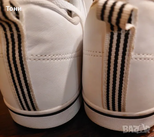 ADIDAS Оригинал Нови Кожени Мъжки Маратонки 44, снимка 3 - Маратонки - 56121748