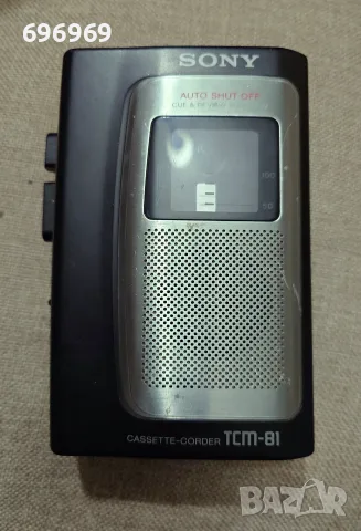 Уокмен записваш диктофон sony tcm-81