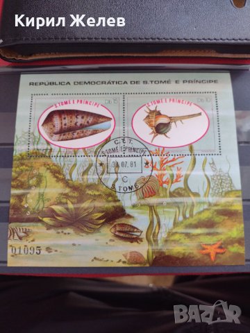 Пощенска блок марка РАКОВИНИ екзотични много красиви за КОЛЕКЦИЯ 10761, снимка 8 - Филателия - 40455014