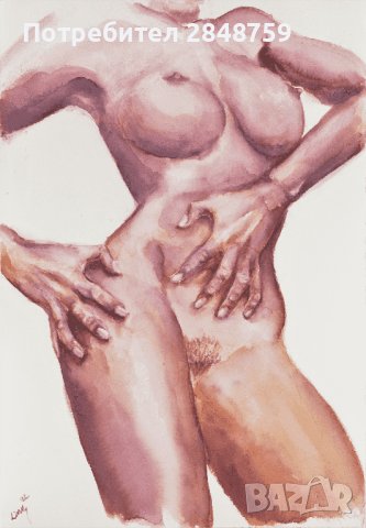 Горещо лято - оригинален акварел 