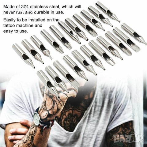 Tattoo Комплект 22 броя накрайници за татуиране, снимка 3 - Друго оборудване - 30448118