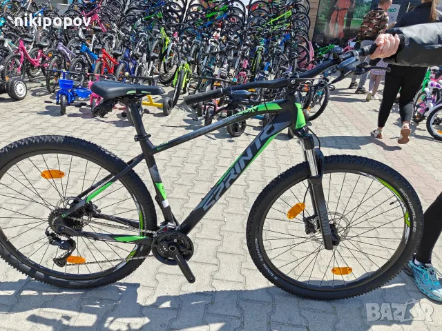 Промо велосипед 29" Sprint APOLON черен/зелен, снимка 2 - Велосипеди - 56079867
