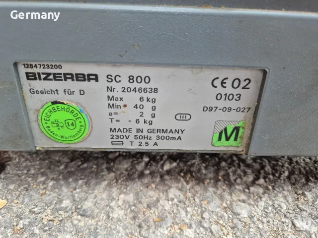 електрона везна кантар bizerba, снимка 6 - Везни - 48158760