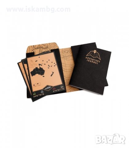 ЖУРНАЛ НА ПЪТЕШЕСТВЕНИКА СЪС СКРЕЧ КАРТИ ЗА ИЗТРИВАНЕ - код Черен, снимка 6 - Подаръци за жени - 34012813