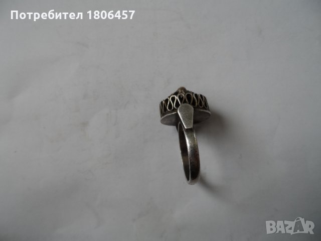 стар сребърен пръстен, снимка 7 - Антикварни и старинни предмети - 31787933