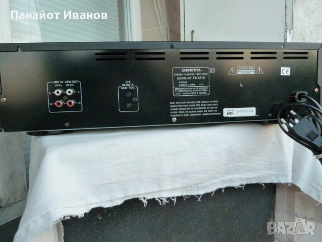 Onkyo TA-6510 3 глави,3 мотора триглав касетен дек, снимка 8 - Ресийвъри, усилватели, смесителни пултове - 52172621