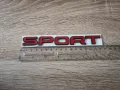 червени емблеми Sport за Range Rover черен кант, снимка 2
