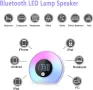 Музикален Bluetooth LED часовник - изгрев залез SG1, снимка 9