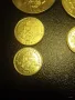 Лот от пет броя реплики позлатени монети 1894г и 1912 г, снимка 2