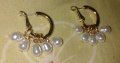Елегантни обеци с перлички, снимка 1 - Обеци - 37882284