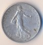 Франция стар сребърен франк 1917 година, снимка 2