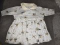 Бебешка рокличка със зайчета, снимка 1 - Бебешки рокли - 37157177