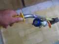 110см ШВЕЙЦАРСКА ОРИГИНАЛНА ГАЗОВА ГОРЕЛКА ЗА ПЛЕВЕЛИ С ПИЕЗО ЗАПАЛВАНЕ И КЕРАМИЧНА ПЛОЧА ПОЧТИ НОВА, снимка 17