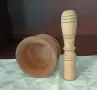 Старо дървено хаванче и кълцалник, снимка 3