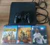 PlayStation 4 с контролер + 3 игри, снимка 1